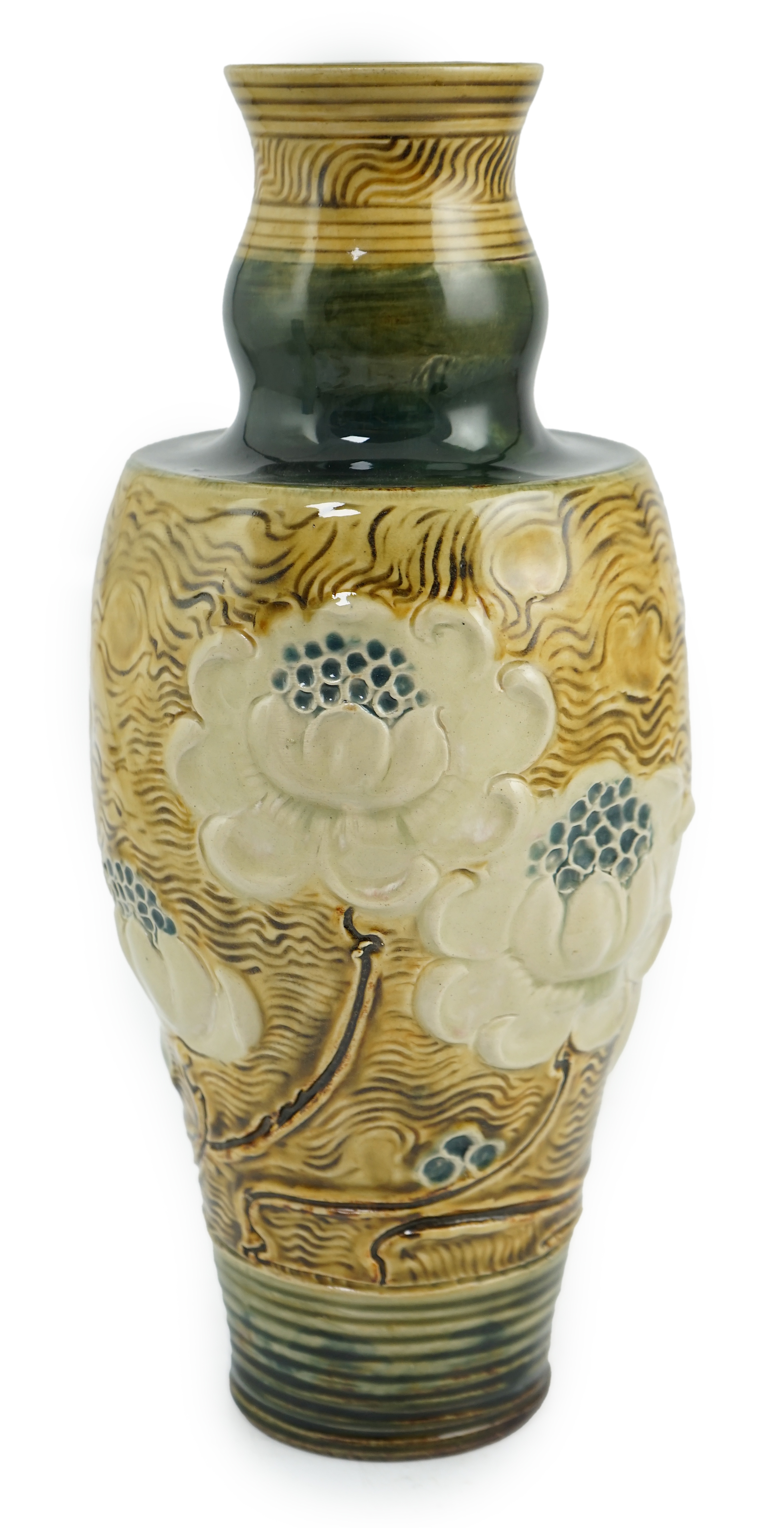 Francis Pope for Doulton Lambeth, a stoneware vase